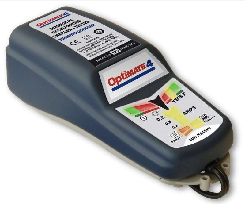 OptiMate 4 - Sealed Microprocessor Desulphating Charger Maintainer Tester 12V