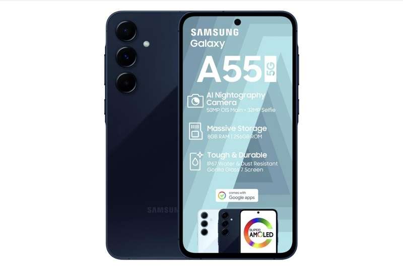 Samsung Galaxy A55 5G 256GB Dual Sim - Awesome Navy