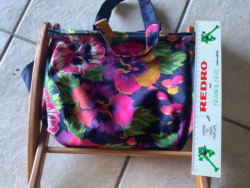 Knitting /sewing basket with rolls of wool