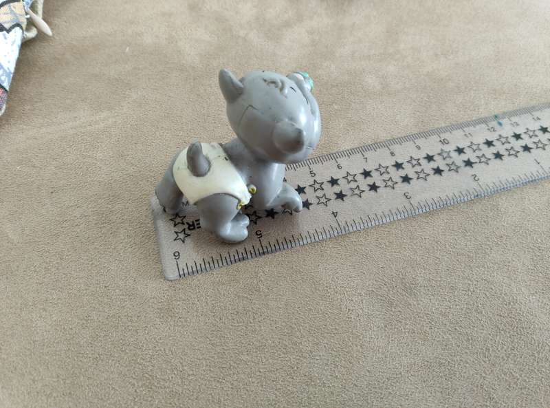 vintages Magic diaper baby Gray kitten 1991