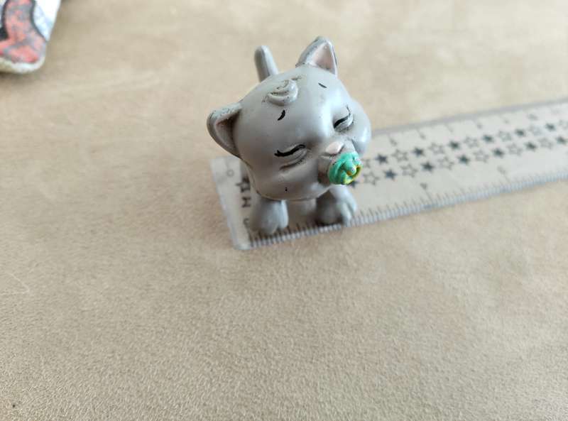 vintages Magic diaper baby Gray kitten 1991