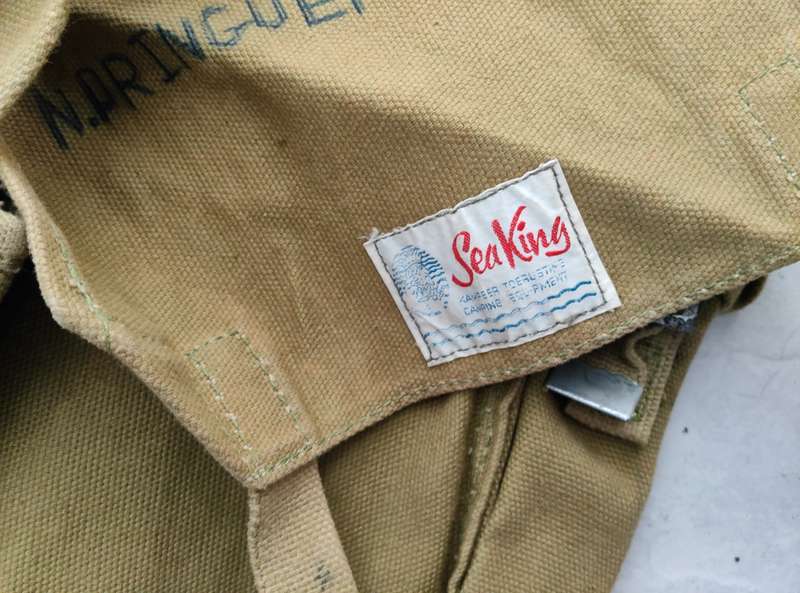 vintage Sea King military style bag