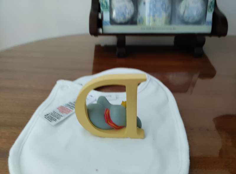 Cavania little bird & Ellie and dumbo  alphabet figurine