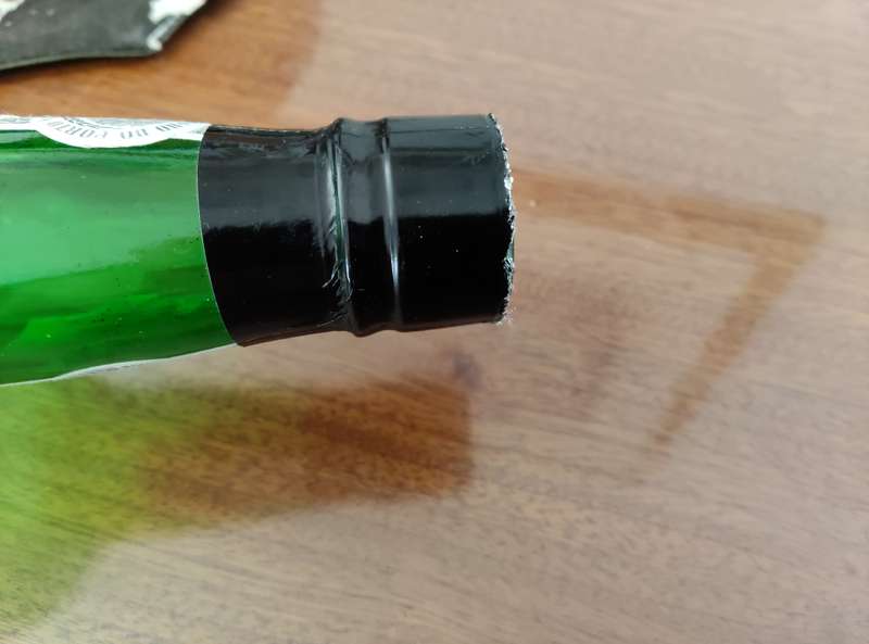 Military  Welsh guards Port  bottle empty