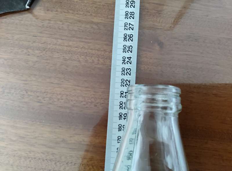 Vintage SA  Van Riebeeck milk bottle een pint