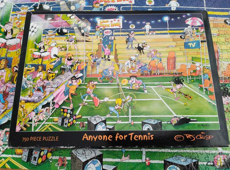 RS CRISP ANYONE FOR TENNIS 750 PIECES  PUZZLE