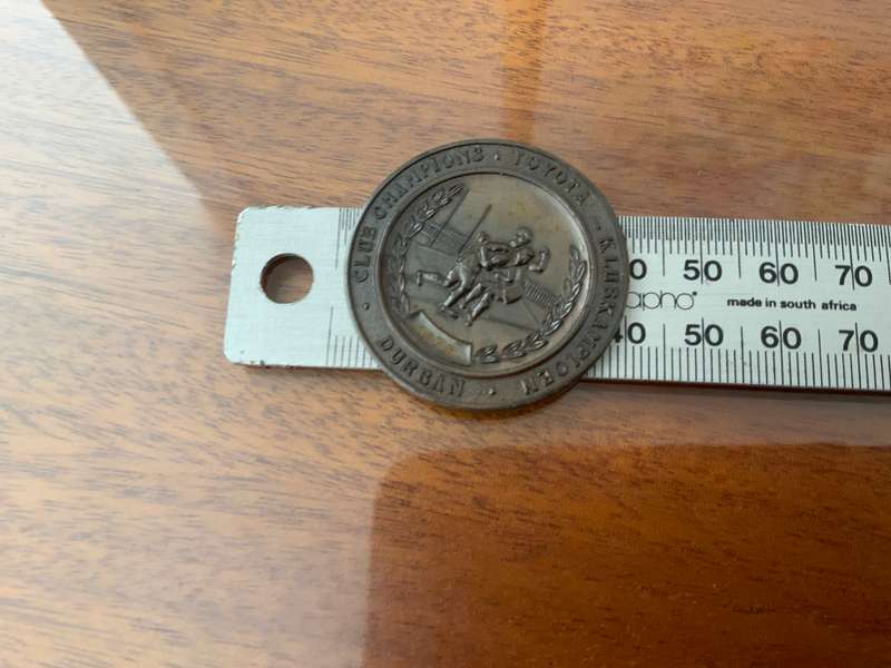NATIONAL RUGBY TOURNAMENT Durban 1979 medallion