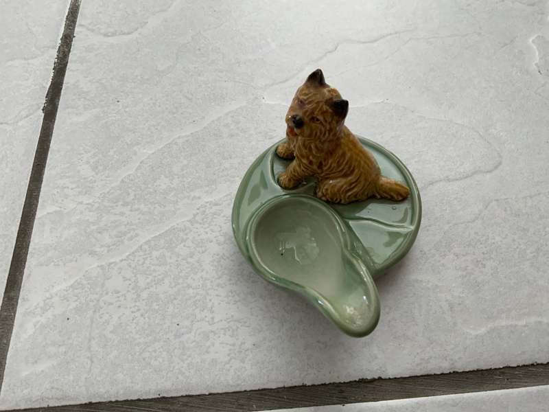 vintage wade dog pipe rack holder