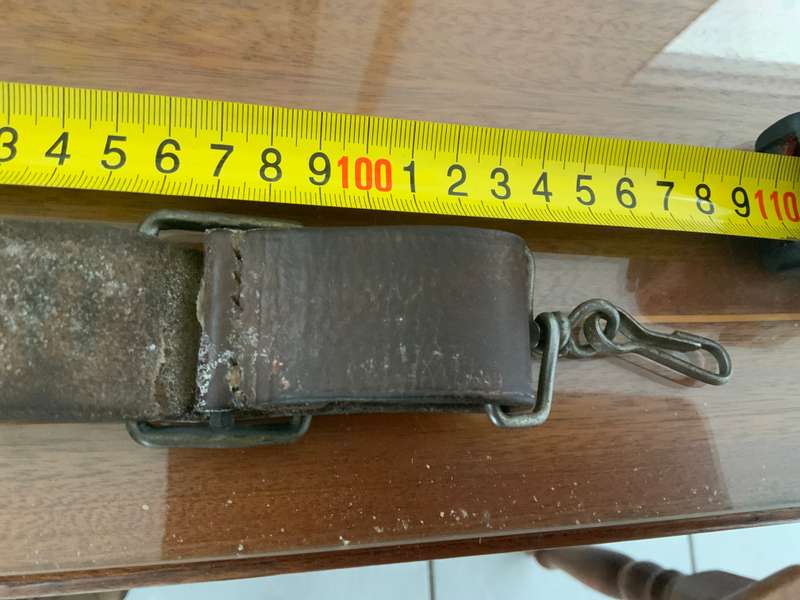 Vintage military leather rifle sling rare