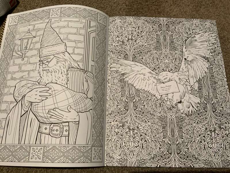Harry Potter colouring book