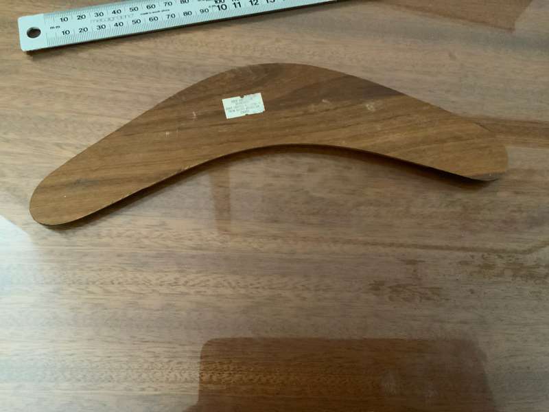 Original AUSTRALIA boomerang hand painted  by Aboriginal artist