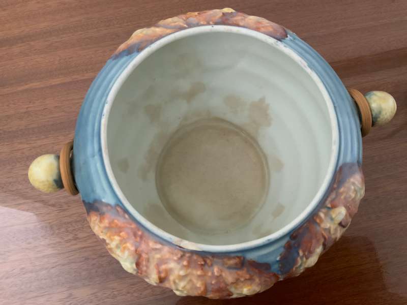Vintage Art deco  Carlton ware Oak tree biscuits jar 1920