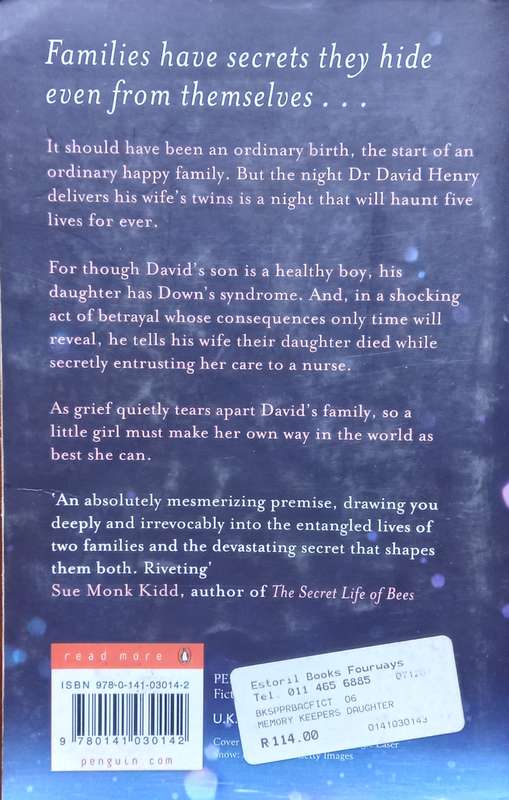 Kim Edwards, The Memory Keeper's Daughter
