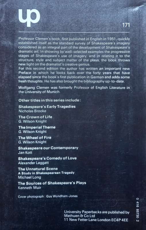 Wolfgang Clemen, The Development of Shakespeare's Imagery