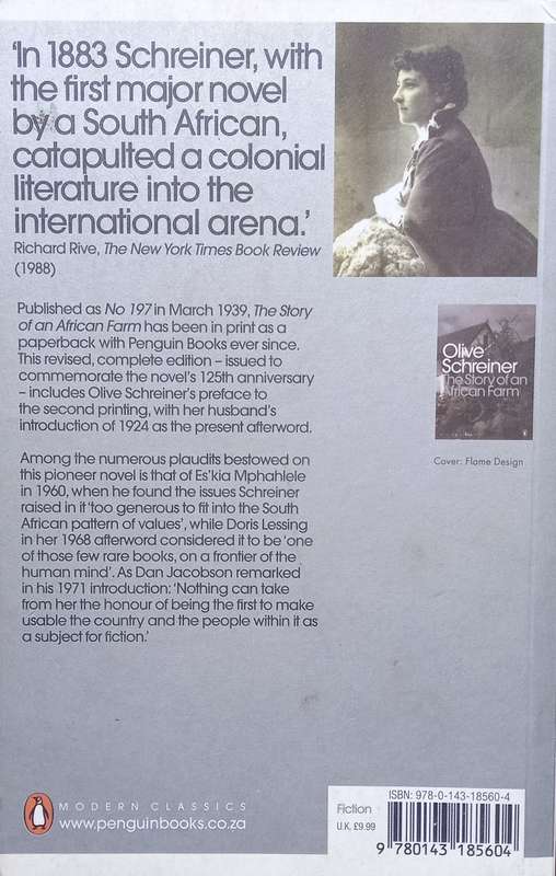Olive Schreiner, The Story of an African Farm