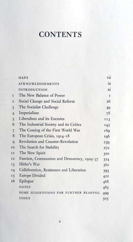 James Joll, Europe since 1870: An International History