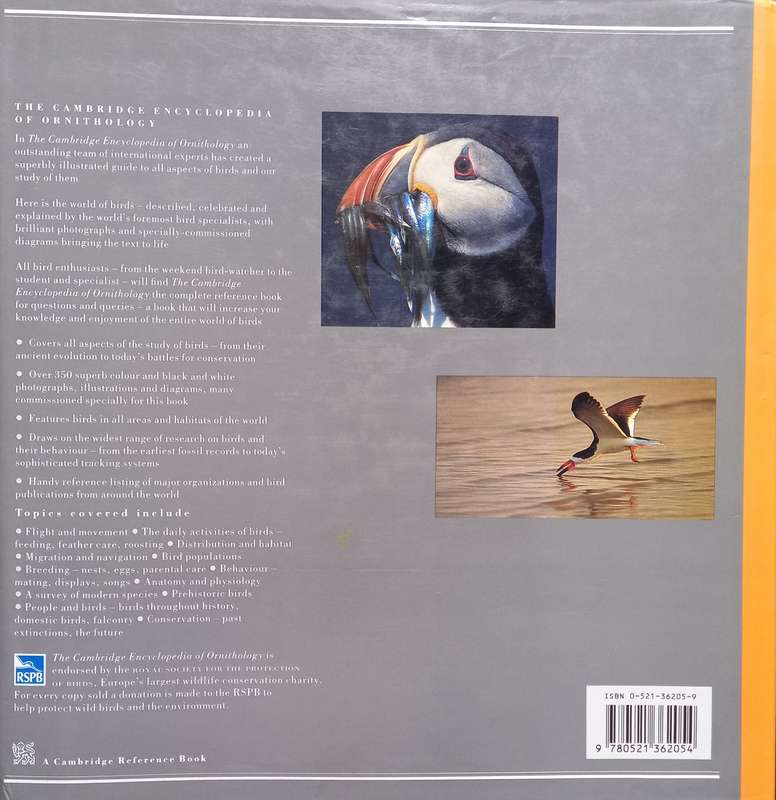 Michael Brooke & Tim Birkhead, The Cambridge Encyclopedia of Ornithology