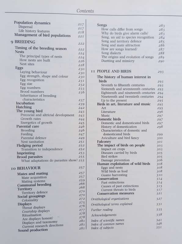 Michael Brooke & Tim Birkhead, The Cambridge Encyclopedia of Ornithology