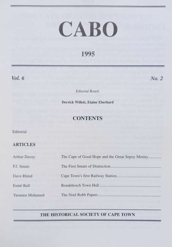 Cabo vol. 6, no. 2 (1995)