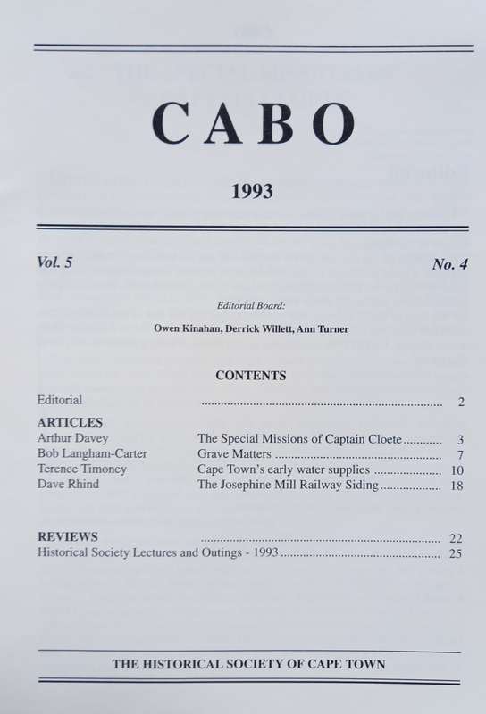 Cabo vol. 5, no. 4 (1993)