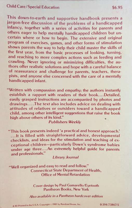 Cliff Cunningham & Patricia Sloper, Helping Your Exceptional Baby