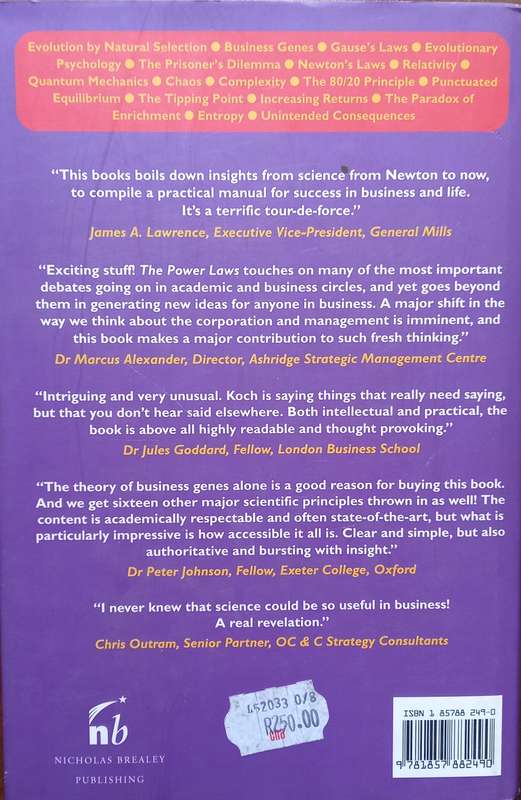 Richard Koch, The Power Laws: The Science of Success