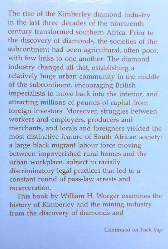 William H. Worger, South Africa's City of Diamonds