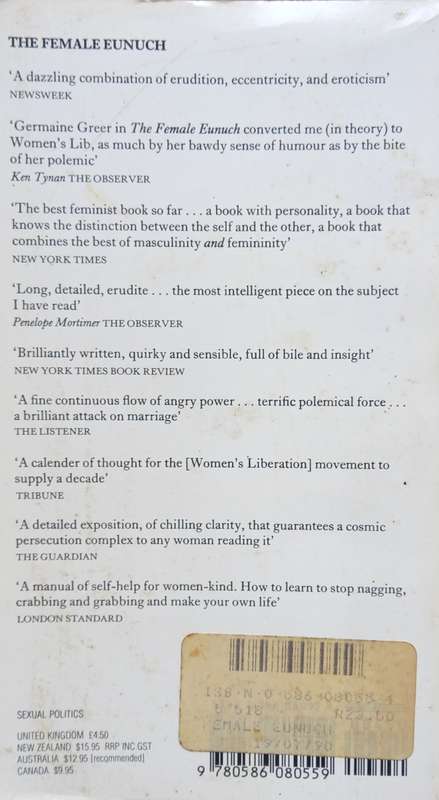 Germaine Greer, The Female Eunuch