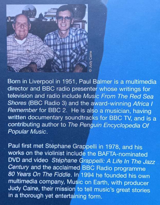 Paul Balmer, Stephane Grappelli: With and Without Django