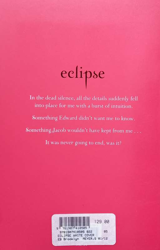 Stephenie Meyer, Eclipse (red edges)