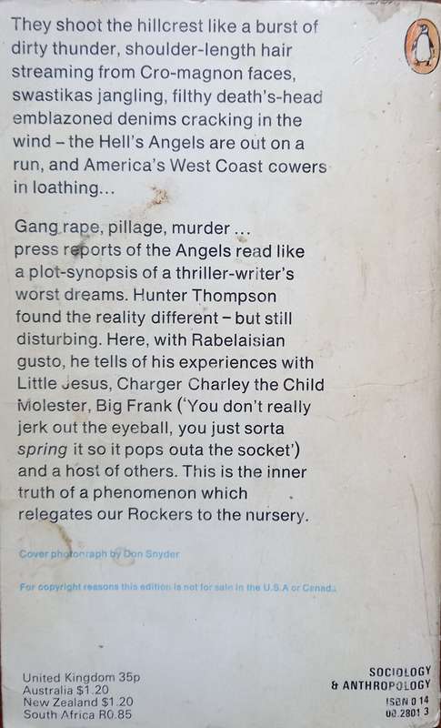 Hunter S. Thompson, Hell's Angels