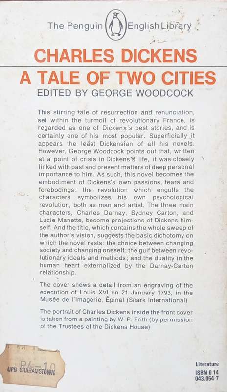 Charles Dickens, A Tale of Two Cities