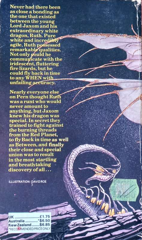 Anne McCaffrey, The White Dragon