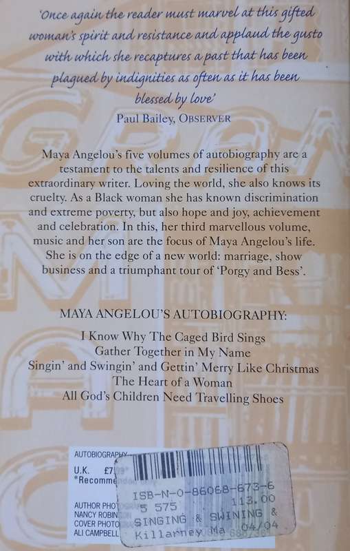 Maya Angelou, Singin' and Swingin' and Gettin' Merry Like Christmas