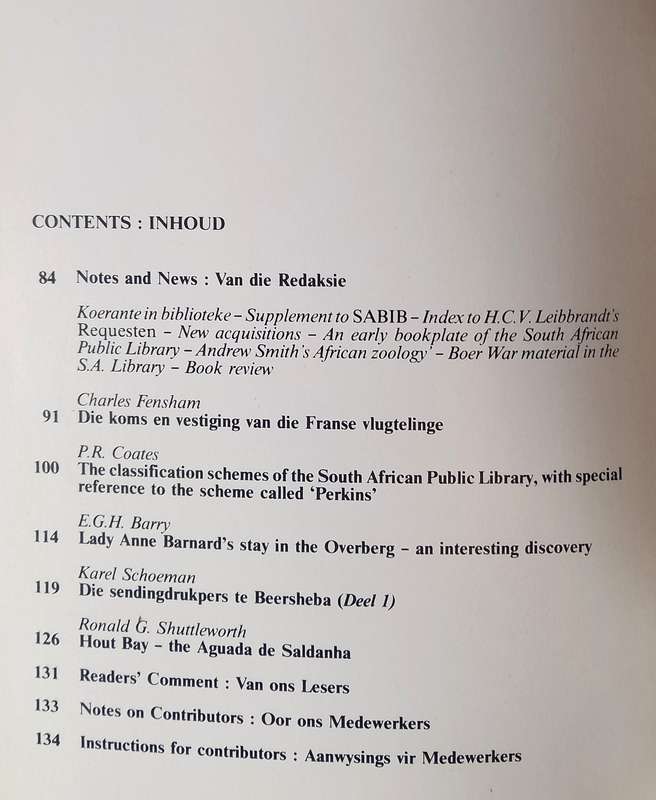Quarterly Bulletin of the National Library of South Africa 43, no. 3 (March 1988)