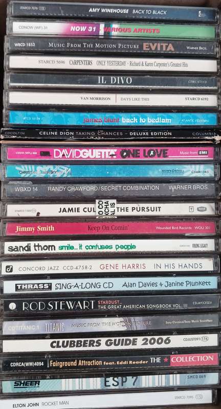 Collection of 22 music CDs