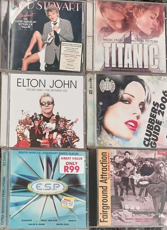 Collection of 22 music CDs