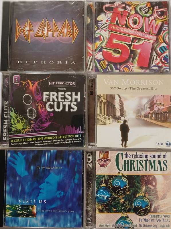 Collection of 44 music CDs