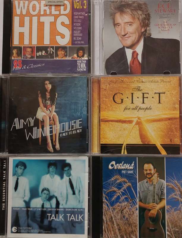 Collection of 44 music CDs