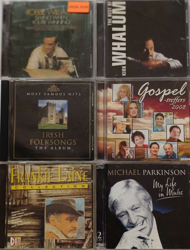 Collection of 44 music CDs