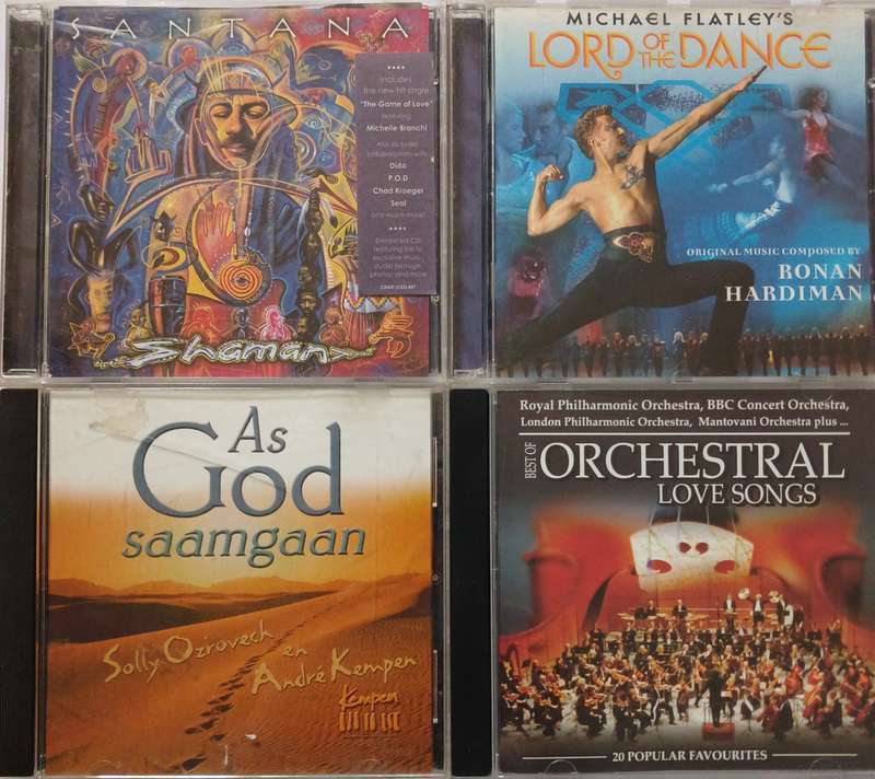 Collection of 44 music CDs