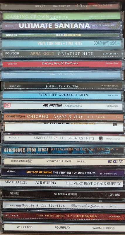 Collection of 22 music CDs (bands)