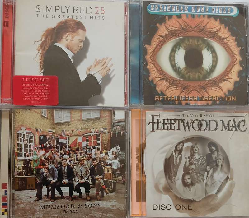 Collection of 22 music CDs (bands)