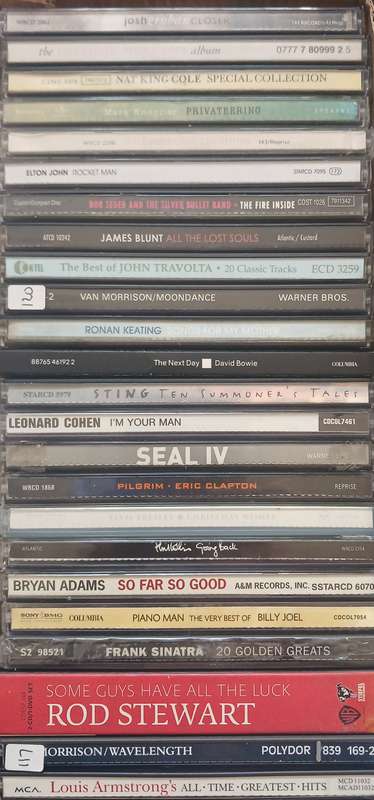 Collection of 24 music CDs (male singers)