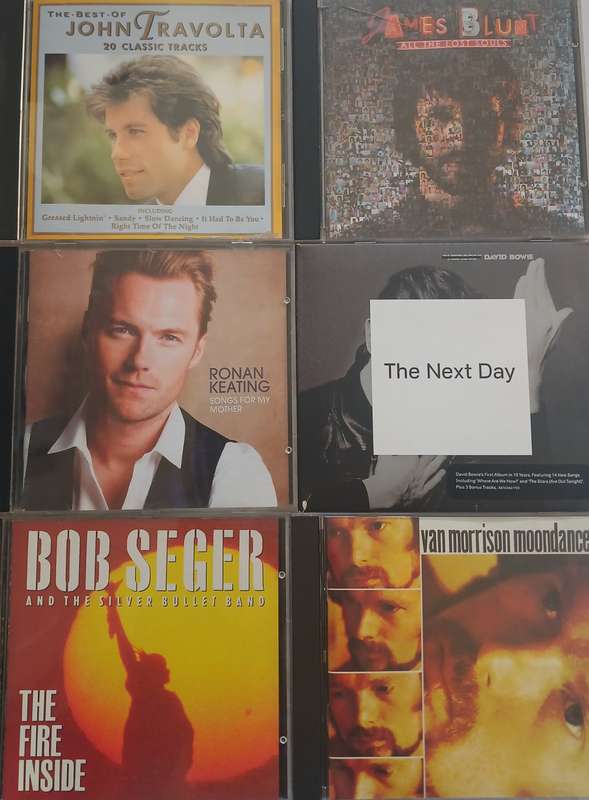 Collection of 24 music CDs (male singers)