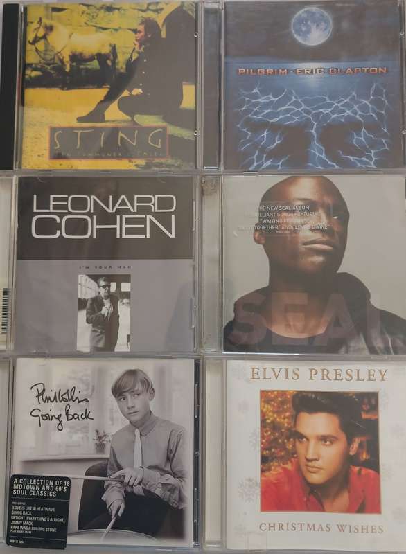 Collection of 24 music CDs (male singers)