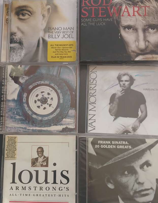 Collection of 24 music CDs (male singers)
