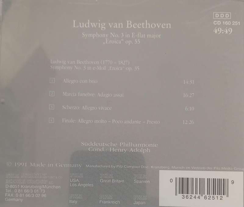 Beethoven: Symphony no. 3 'Eroica'