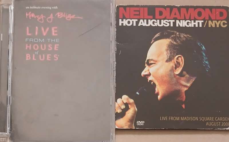 Collection of 10 music DVDs