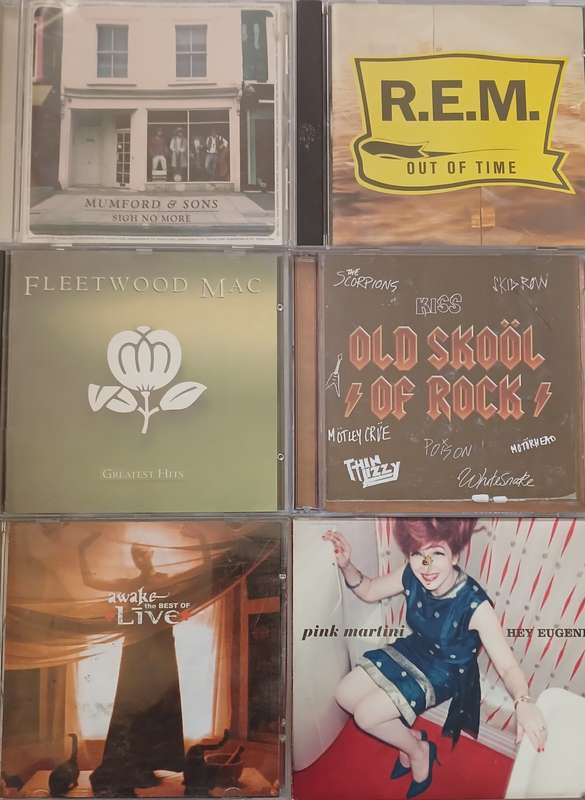 Collection of 22 music CDs (bands)